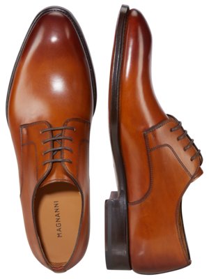 Klassische Derby-Schuhe aus Glattleder