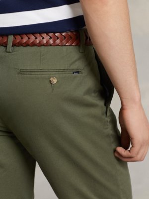 Shorts in Chino-Form, Slim Fit Stretch