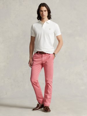 Poloshirt-in-Piqué-Qualität,-Slim-Fit