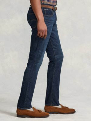 Jeans-in-dezenter-Waschung,-Slim-Straight