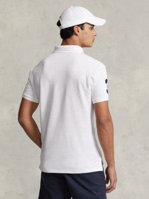 Poloshirt-aus-Baumwolle-mit-Poloreiter-Stickerei,-Custom-Slim-Fit
