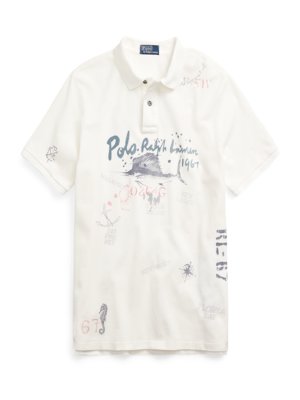 Poloshirt-mit-Logo-Print,-Classic-Fit