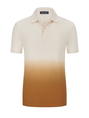 Poloshirt in Piqué-Qualität mit Farbverlauf