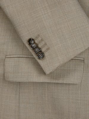 Anzug Justins/Tenutas aus Wolle mit filigranem Muster 