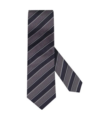 Krawatte aus Seide mit Streifenmuster