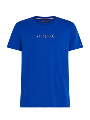 T-Shirt mit Logo-Print, Slim Fit