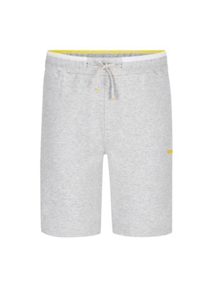 Sweat-Shorts-mit-Stretchanteil-und-Logo-Print