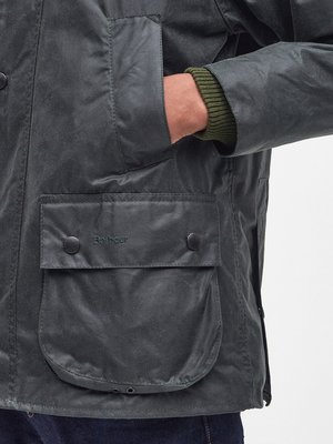 Wachsjacke Bedale mit Cord-Details