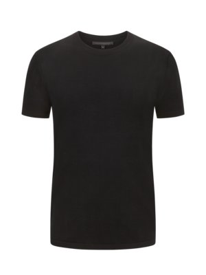 Semi-transparentes T-Shirt mit Strickmuster