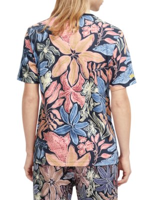 T-Shirt aus Bio-Baumwolle mit floralem Allover-Print