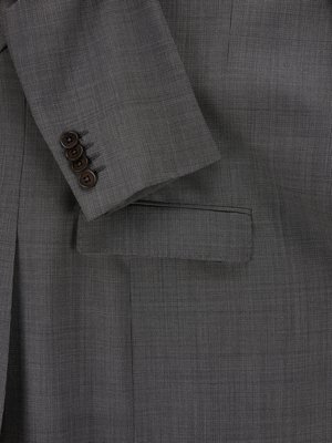 Anzug in melierter Optik aus Wolle