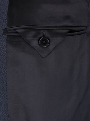 Anzug aus Schurwolle in melierter Optik, Tailored Fit
