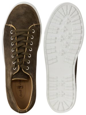 Trachten-Sneaker aus softem Antik-Bockleder