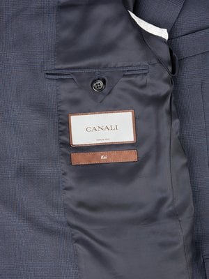 Anzug Kei aus Schurwolle mit Glencheck-Muster