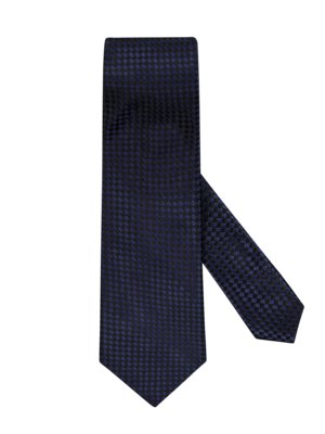 Krawatte aus Seide mit Kleinkaromuster