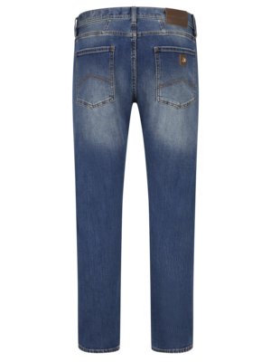 Jeans-mit-Stretchanteil-im-Washed-Look,-Slim-Fit
