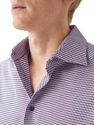 Hemd mit filigranem Muster, Contemporary Fit