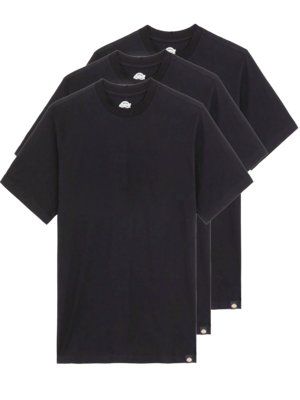 T-Shirts-aus-Baumwolle-im-3er-Pack