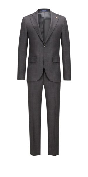 Anzug-mit-Kaschmiranteil-und-Glencheck-Muster