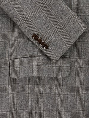 Anzug aus Schurwolle mit Karomuster