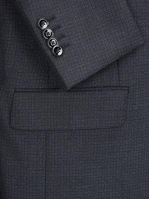 Anzug aus Schurwolle mit Pepita-Muster
