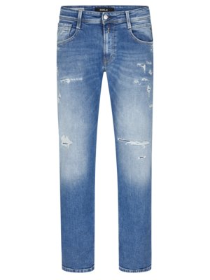 Jeans Anbass in Distressed-Optik, Slim Fit