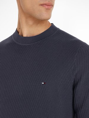 Pullover aus Baumwolle mit Logo-Stickerei 
