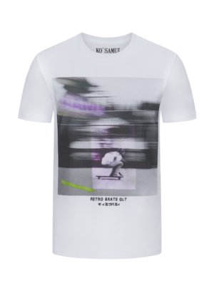 T-Shirt-mit-Skater-Motiv
