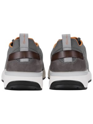 Sneaker-in-Runner-Form-in-Strickgewebe-mit-Nubuk-Details
