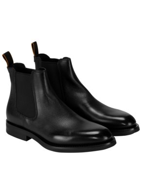 Chelsea-Boots-aus-genarbtem-Leder-in-Antik-Optik
