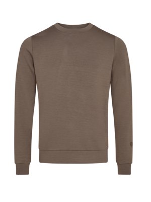 Softes-Sweatshirt-mit-Stretchanteil-in-Neopren-Qualität