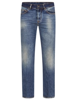 Jeans-Kaden-mit-Stretchanteil-im-Used-Look,-Slim-Fit-