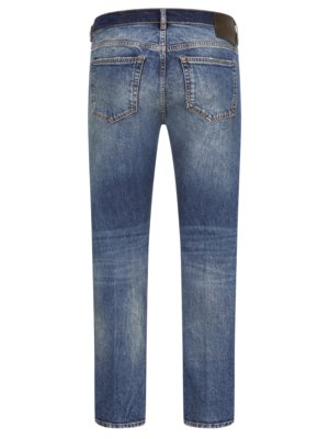 Jeans-Kaden-mit-Stretchanteil-im-Used-Look,-Slim-Fit-