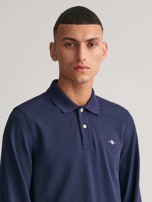 Langarm Poloshirt in Piqué-Qualität, Regular Fit