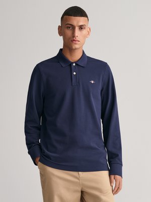 Langarm Poloshirt in Piqué-Qualität, Regular Fit