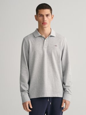 Langarm-Poloshirt-in-Piqué-Qualität,-Regular-Fit