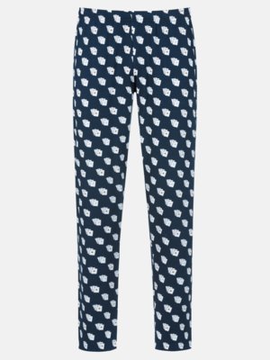 Pyjamahose in softer Jersey-Qualität mit Gambler-Motiv
