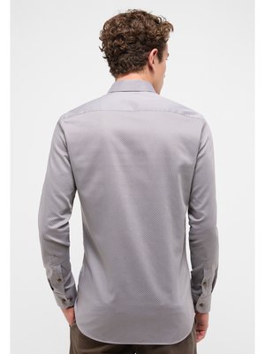 Hemd aus Baumwolle mit Allover-Print, Slim Fit