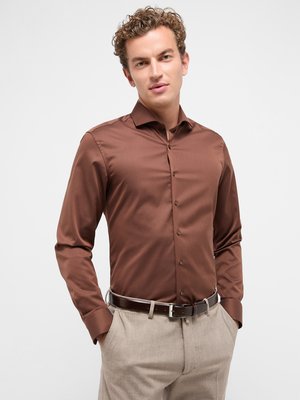 Unifarbenes-Hemd,-Slim-Fit,-Twill-Qualität