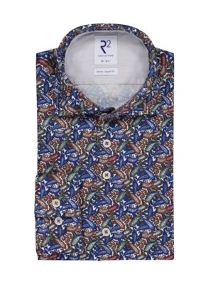 Hemd mit Paisley-Print, Shorter Casual Fit