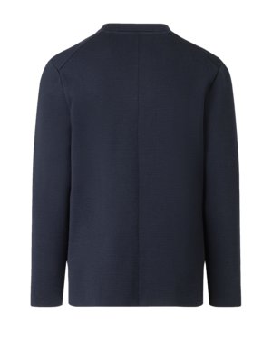 Strickjacke Milano aus Premium Garn-Merinowolle mit Reverskragen