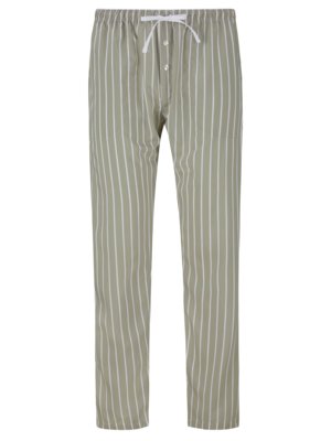 Leichte Pyjama-Hose ohne Eingriff mit Streifenmuster