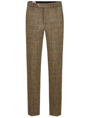 Teilgefütterte Wollhose Mr. Miller in Harris Tweed-Qualität