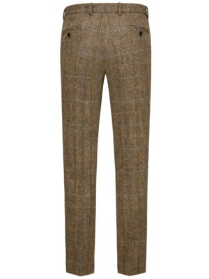 Teilgefütterte Wollhose Mr. Miller in Harris Tweed-Qualität