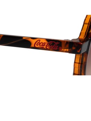 Sonnenbrille-mit-runden-Gläsern,-Coca-Cola-Edition