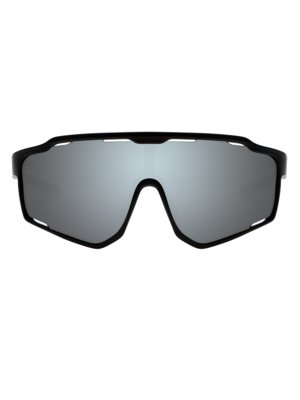 Unisex Sonnenbrille mit durchgängiger Glasfront