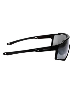 Unisex Sonnenbrille mit durchgängiger Glasfront