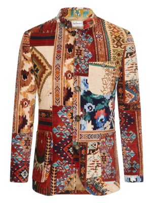 Janker Lusandro aus Samt mit Inka-Muster