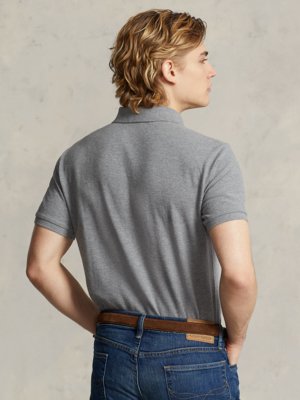 Poloshirt Slim Fit in Piqué-Qualität