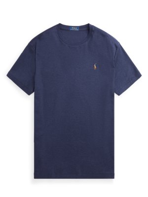 T-Shirt Custom Slim Fit mit Logo-Aufnäher